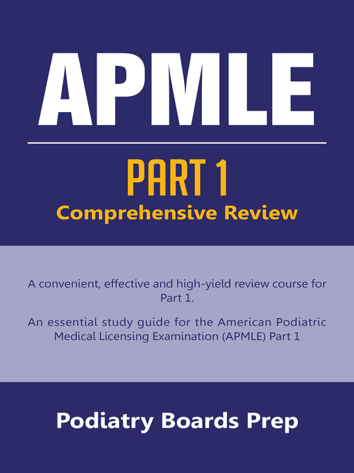 Title details for Apmle by Podiatry Boards Prep - Wait list
